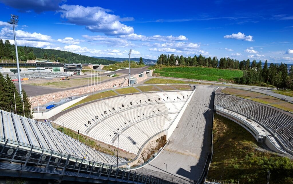 View from Holmenkollen Ski Museum and Ski Jump