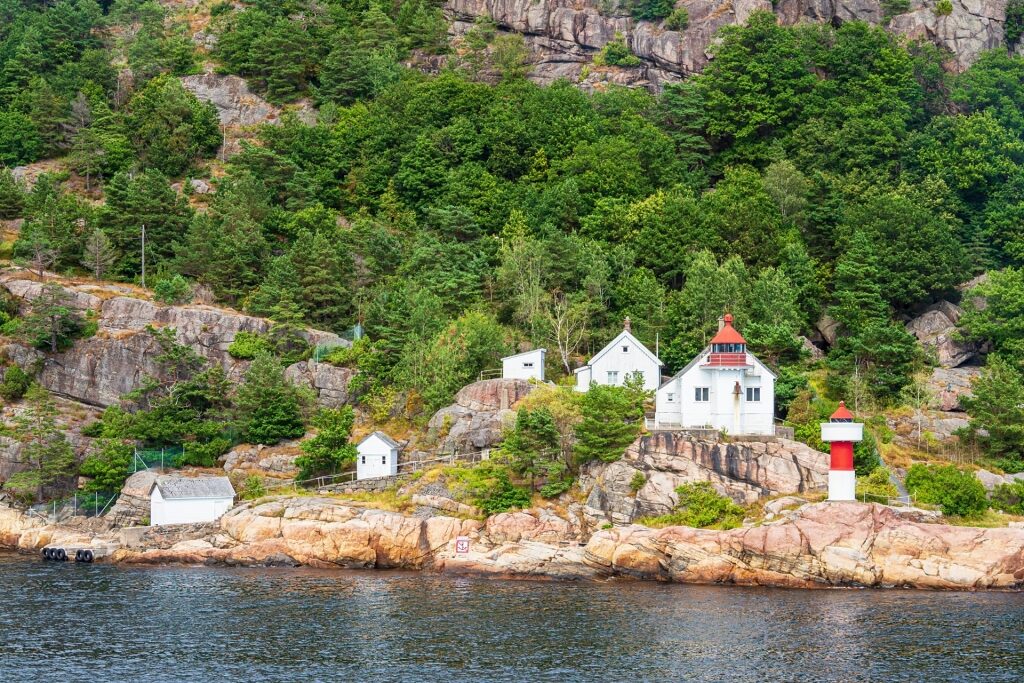 Pretty waterfront of Odderøya, Kristiansand