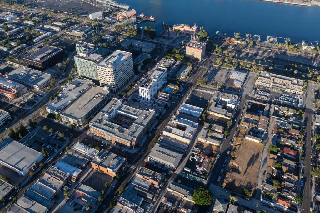 Los Angeles cruise port - Downtown San Pedro