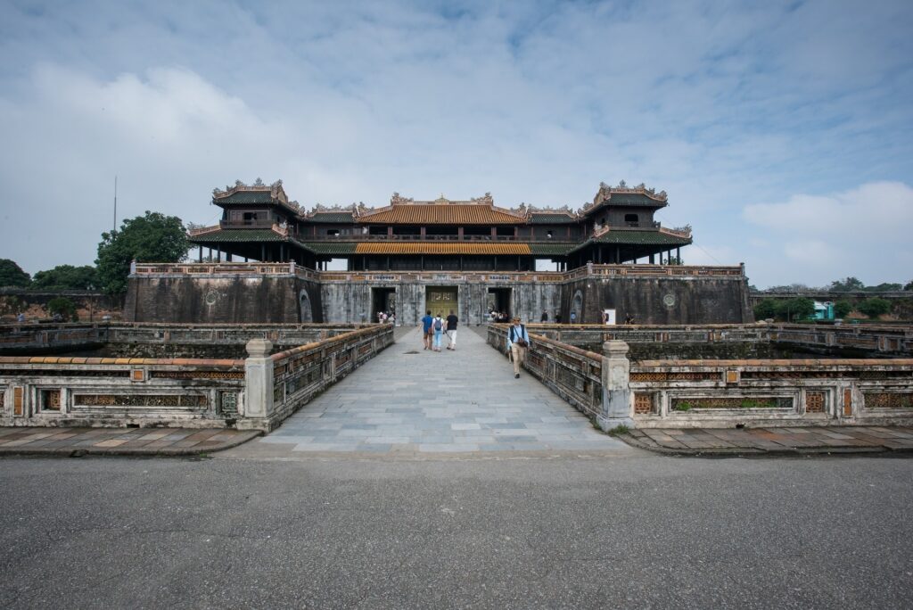 Gate leading to the Imperial City in Hue, Vietnam