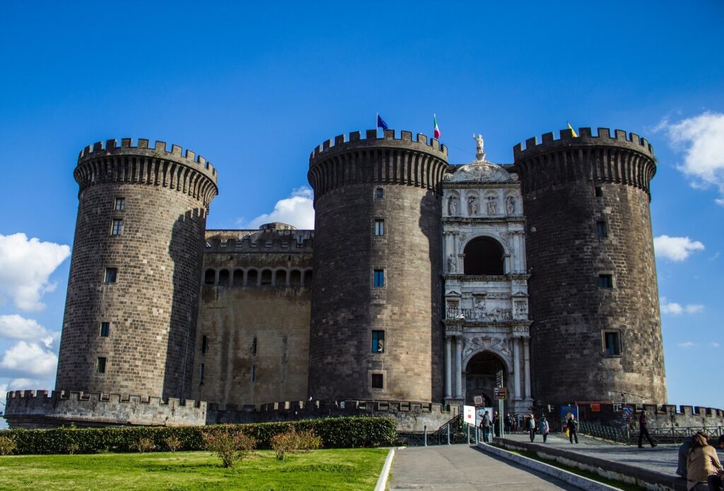 Medieval castle Castel Nuovo in Naples, Italy