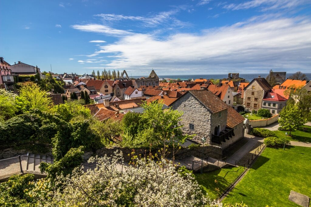 Fairytale town of Visby, Sweden