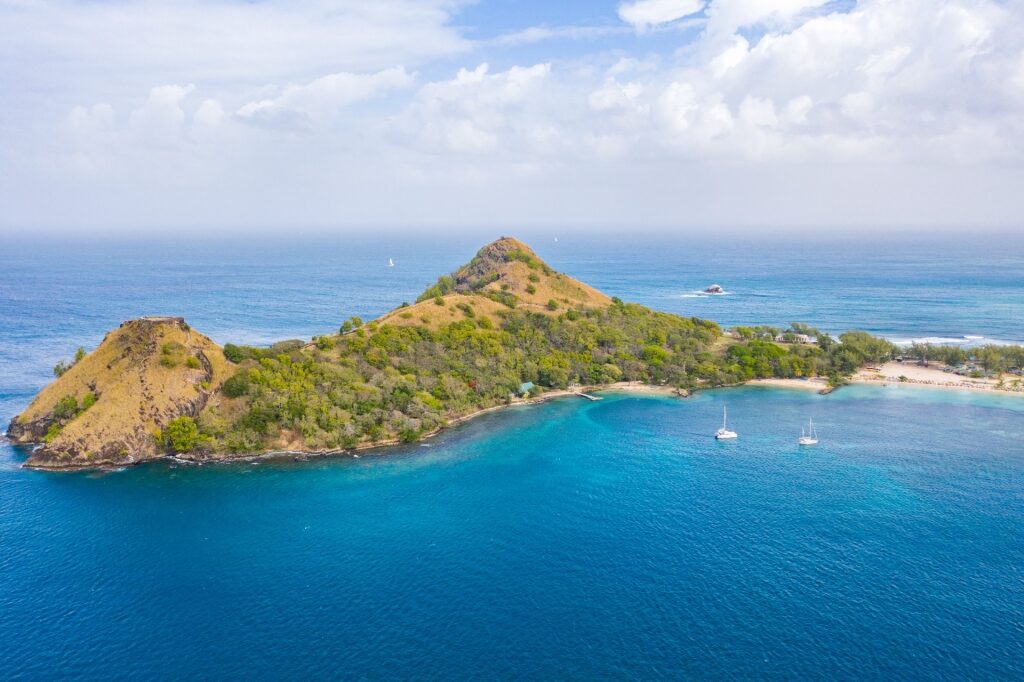 Beautiful landscape of St. Lucia