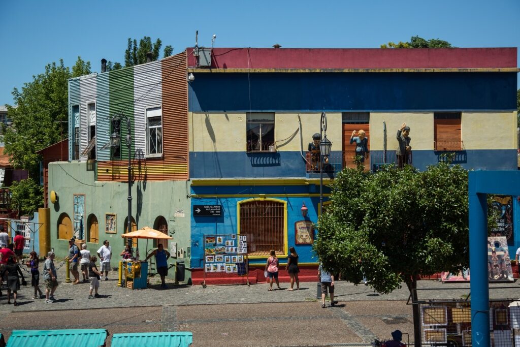 Colorful district of La Boca in Buenos Aires, Argentina