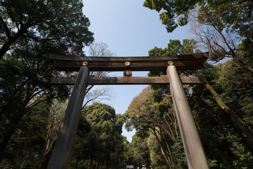 Historic Meiji Shrine in Tokyo, Japan