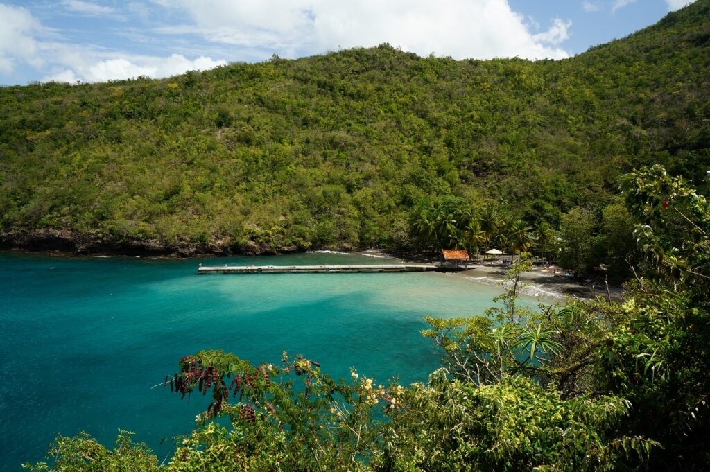 Anse Noire, Martinique, one of the best snorkeling in the Caribbean