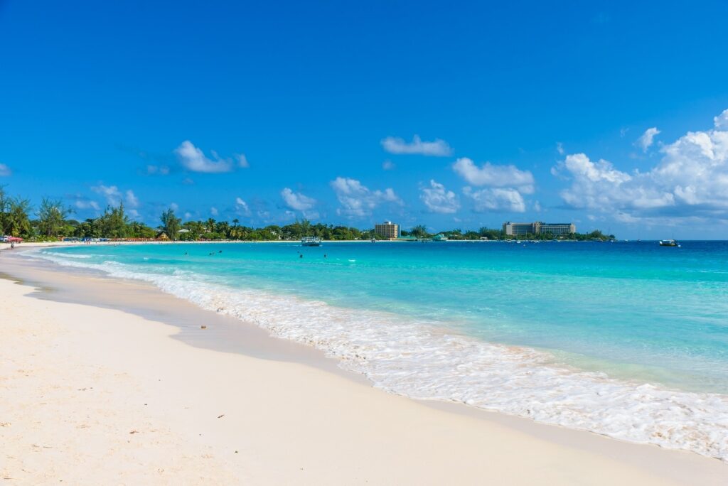 Carlisle Beach, Barbados, one of the best snorkeling in the Caribbean