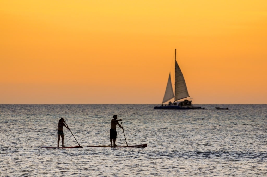 Sunset from Hadicurari Beach