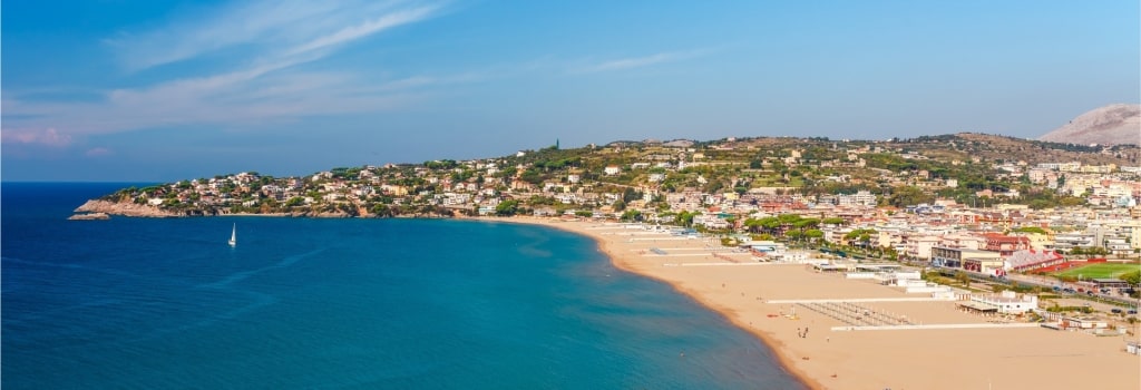 Beautiful shoreline of Gaeta, near Naples