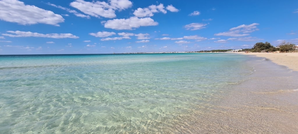 Clear water of Torre Lapillo, near Brindisi