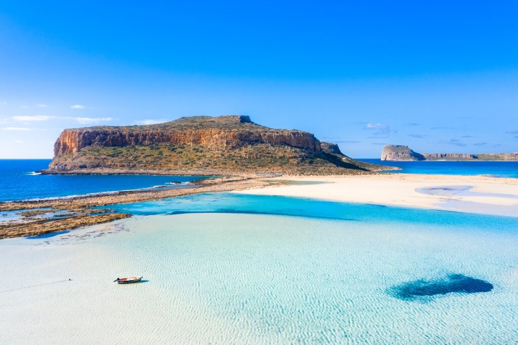 Balos Lagoon, Crete, one of the best white sand beaches in the world