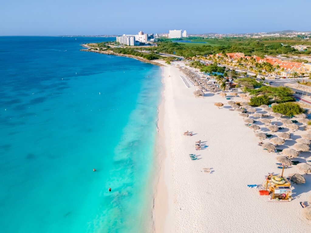 Eagle Beach, Aruba, one of the best white sand beaches in the world