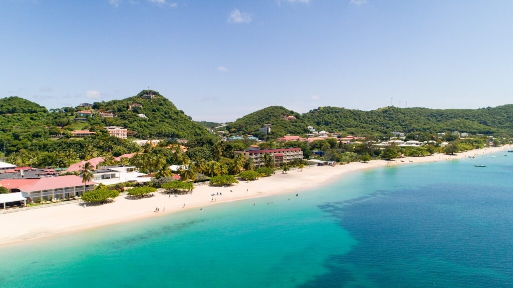 Grand Anse Beach, one of the best white sand beaches in the world