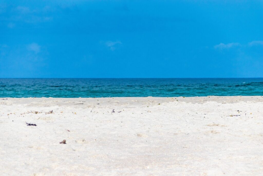 White sands of Omaha Beach, New Zealand