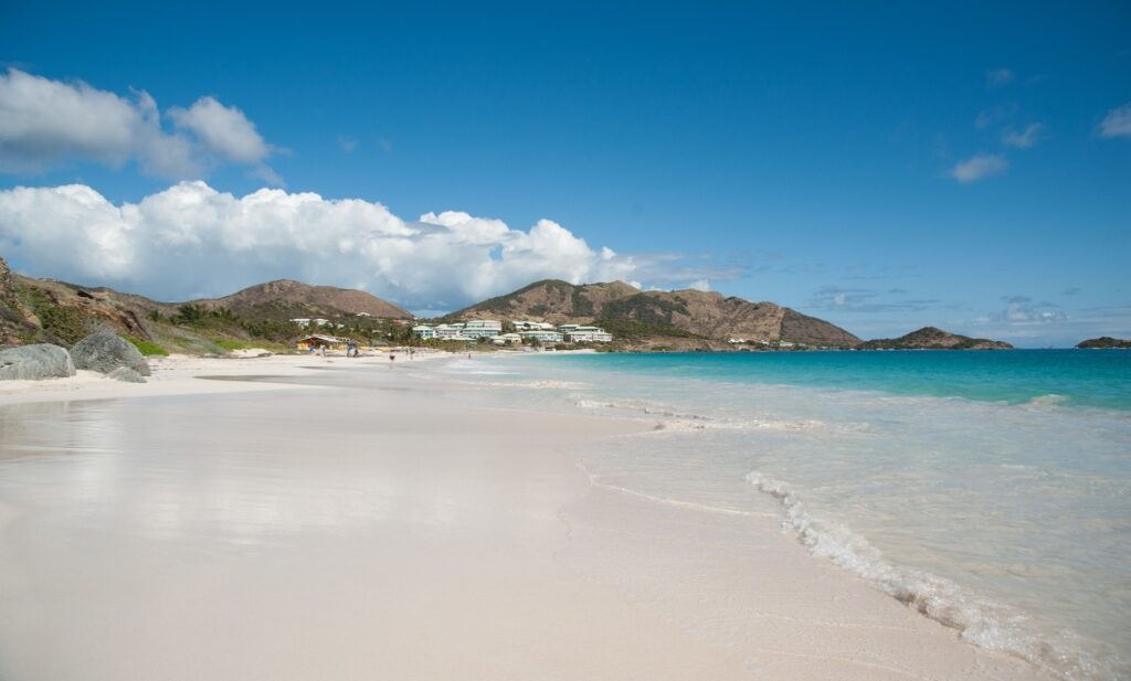 Beautiful sands of Orient Bay Beach, St. Martin