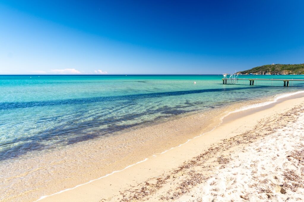 White sands of Pampelonne Beach, St. Tropez