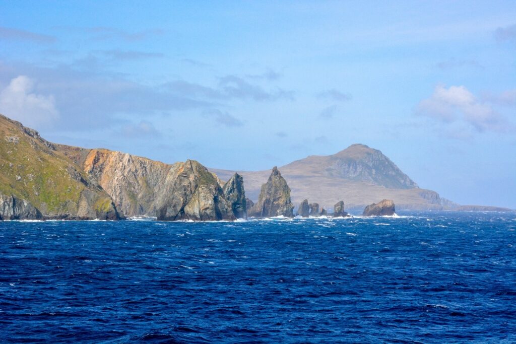 View while cruising Cape Horn, Chile