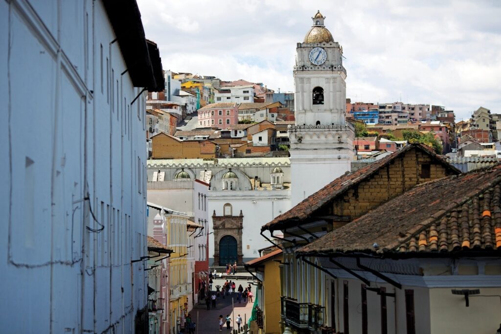 City view of Quito, Ecuador