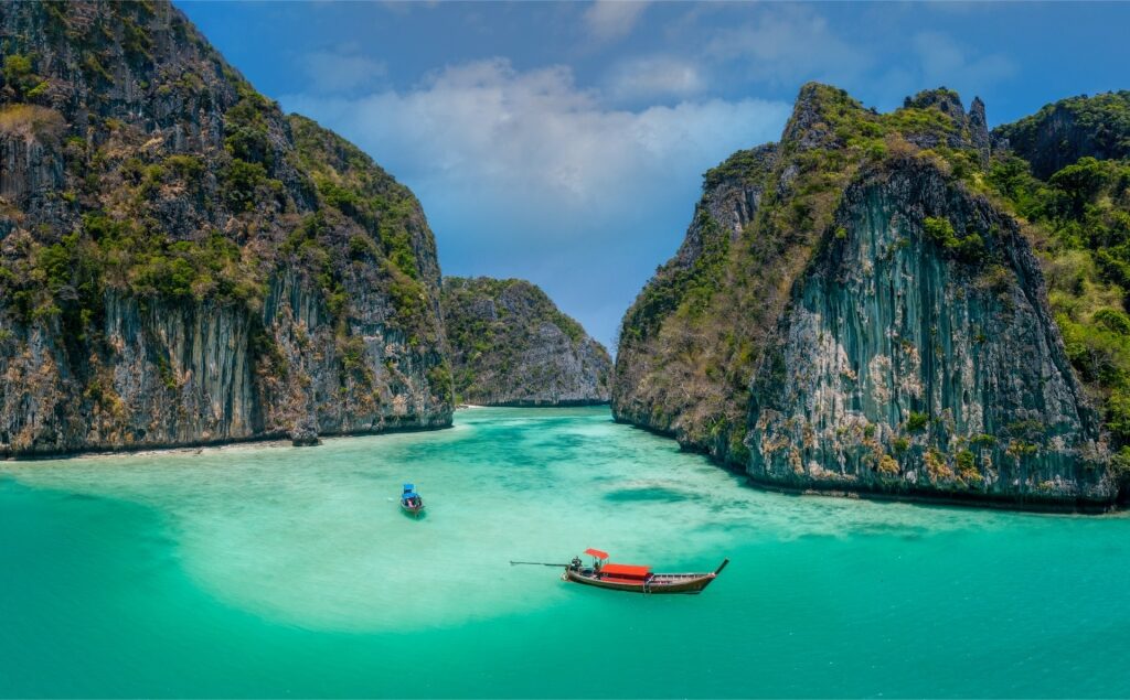 Scenic landscape of Phi Phi Island, Thailand