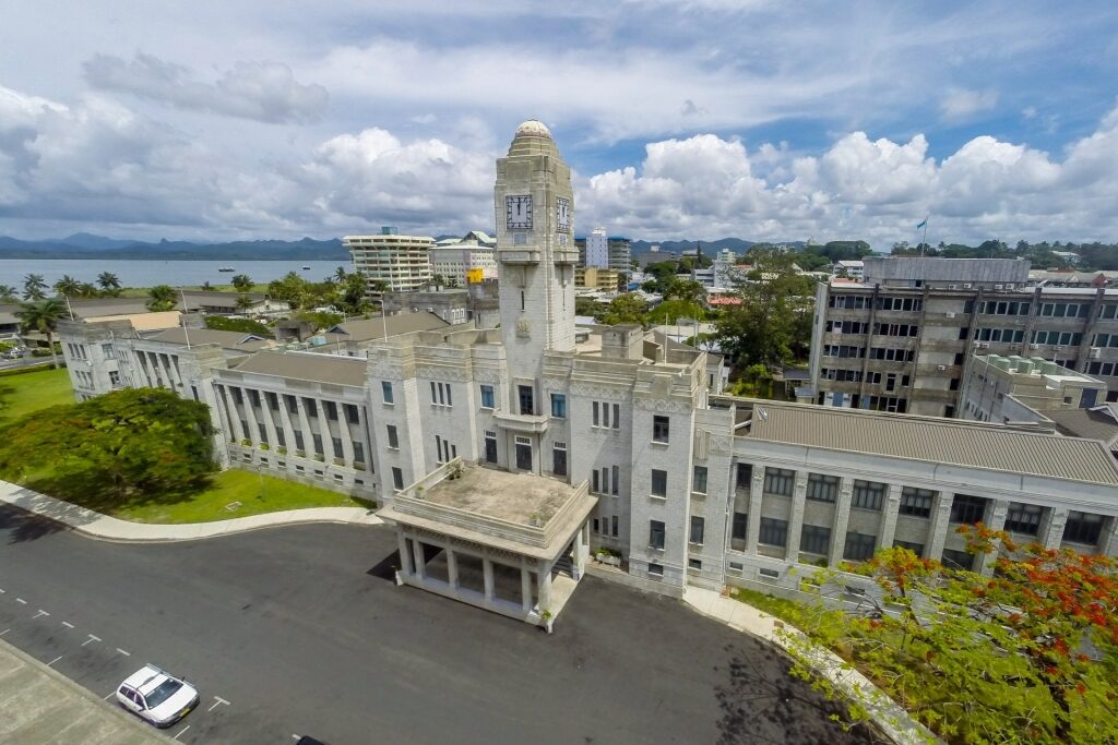 Street view of Suva, Fiji