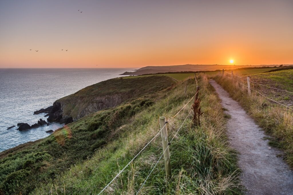 Beautiful trail of Ballycotton Cliff Walk