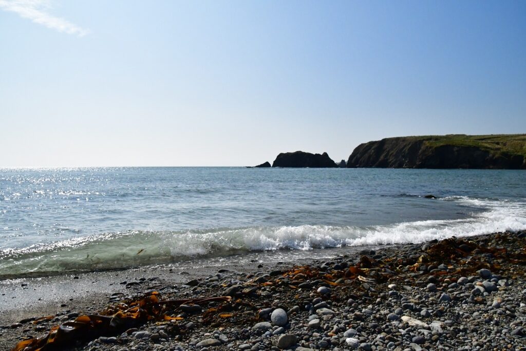 Beach along the Copper Coast