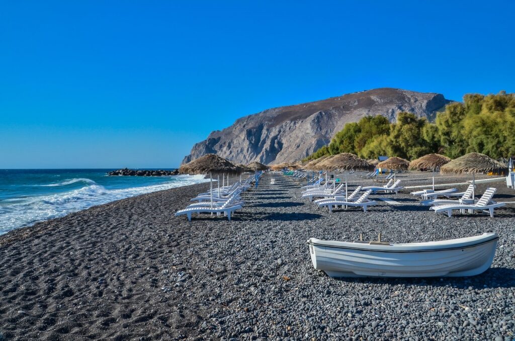 santorini greece black sand beaches