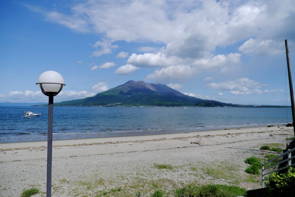 Beautiful view from Iso Beach, Kagoshima