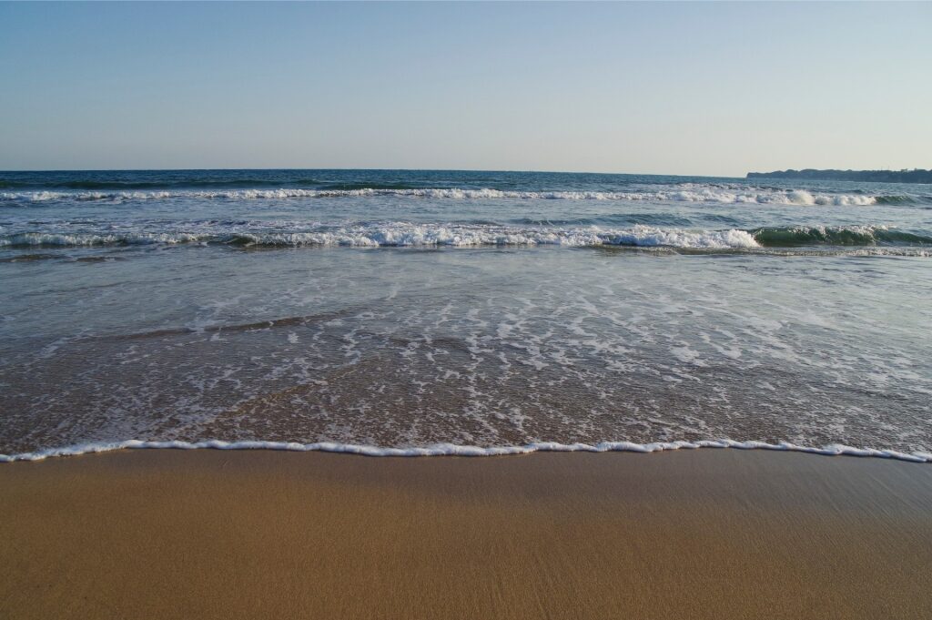 Calm waters of Onjuku Beach, Chiba, Tokyo 