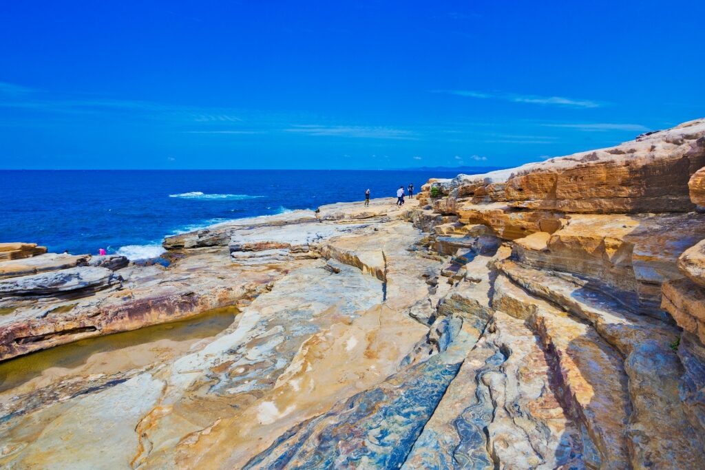 Rocky shoreline of Senjojiki Coast, Aomori 