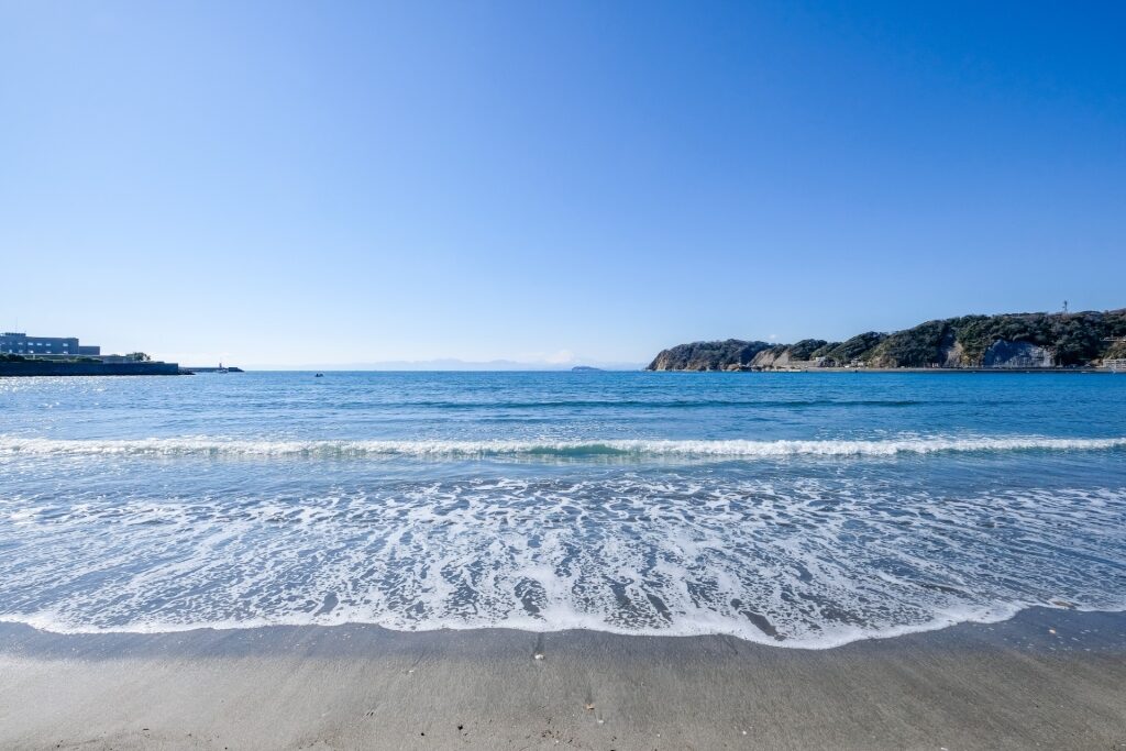 Zushi Beach, Tokyo, one of the best beaches in Japan