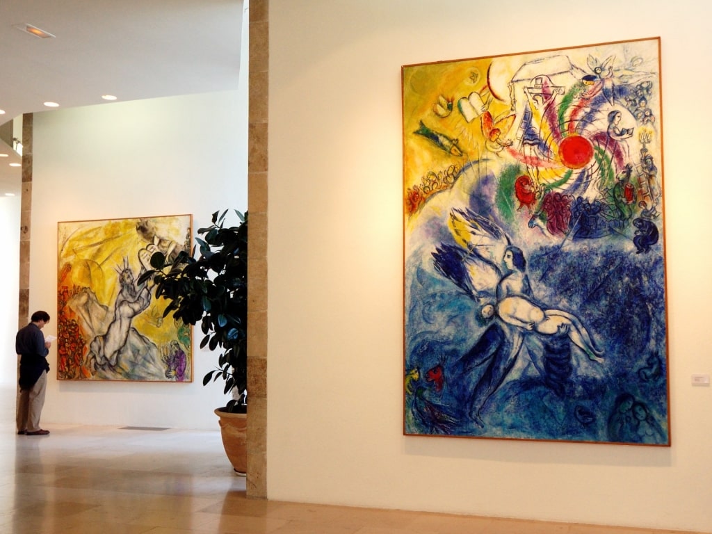 View inside Marc Chagall National Museum