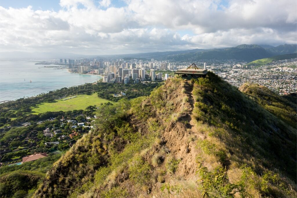 View from Diamond Head, Hawaii