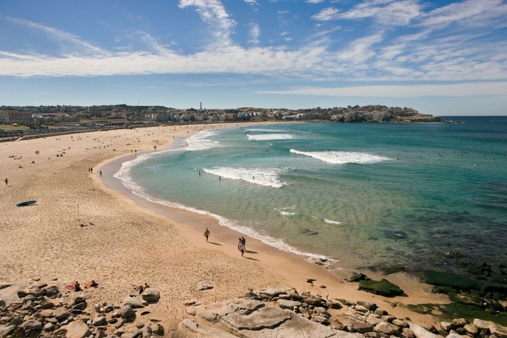 Bondi Beach in Sydney, Australia, one of the best beaches in November