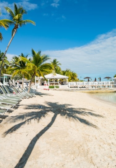 Blue Lagoon Island, one of the best beaches in the Bahamas