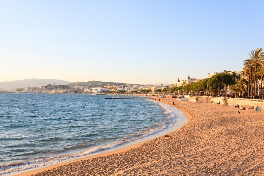 Croisette Beach, Cannes, one of the best beaches in South of France