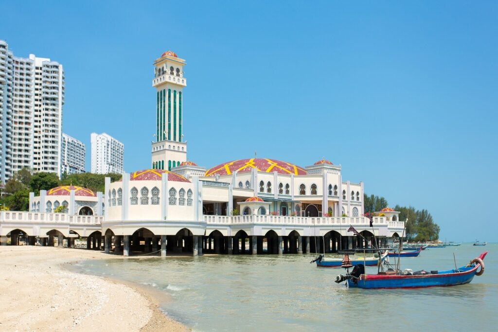 Unique waterfront of Tanjung Bungah Floating Mosque