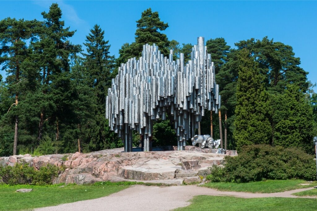Popular Sibelius Monument in Helsinki