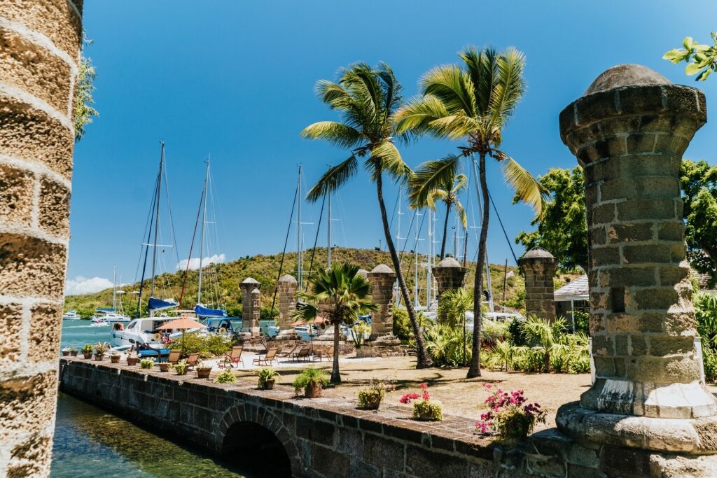 Historic site of Nelson’s Dockyard, Antigua