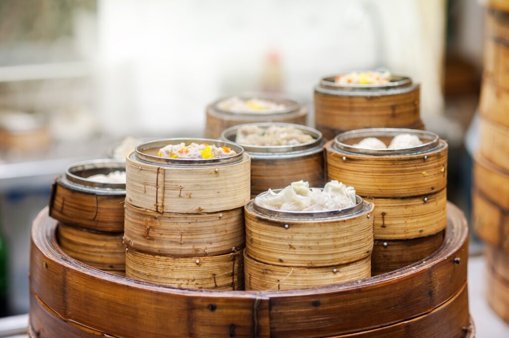 Different types of dim sum in Hong Kong