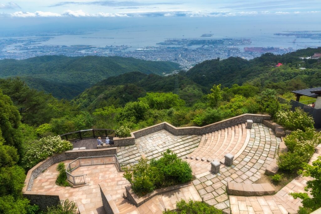 Scenic view from Mount Rokko