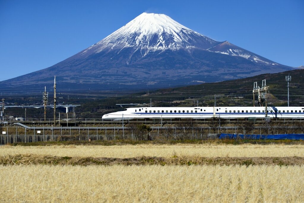 Shinkansen, one of the best things to do in Kyoto