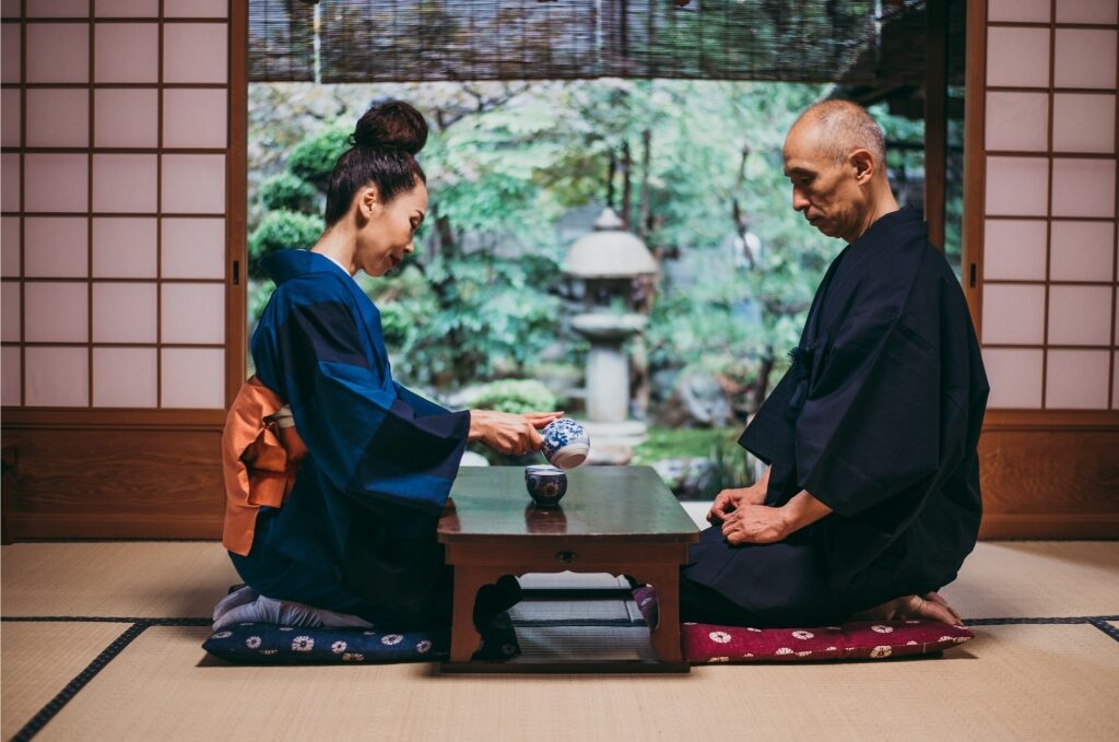 Tea ceremony in Japan