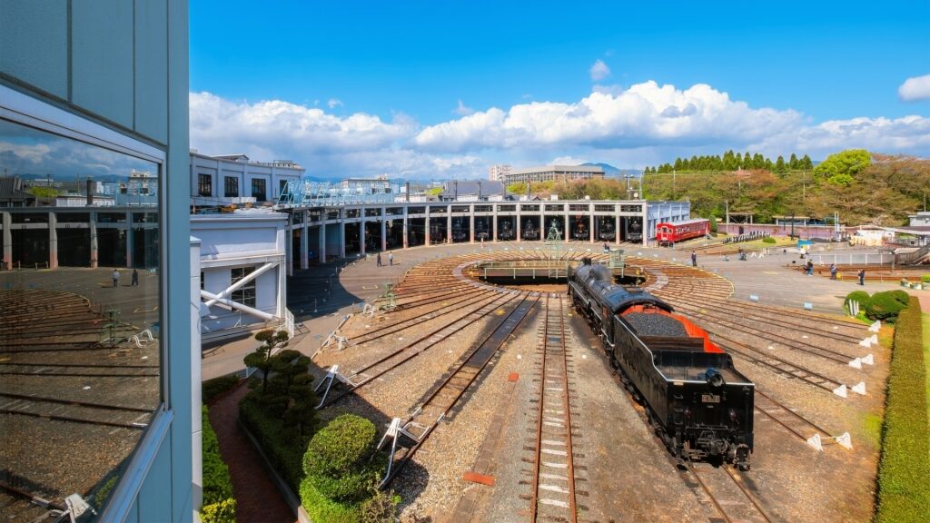 View of the Kyoto Railway Museum