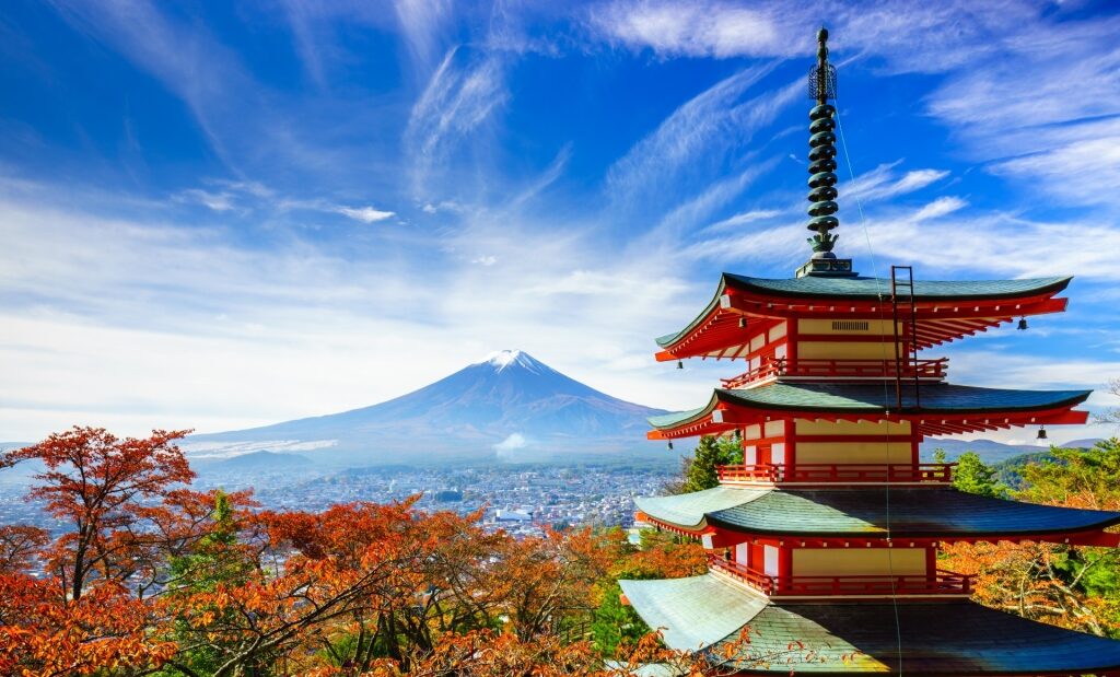 Mt Fuji, one of the best places to visit in Japan