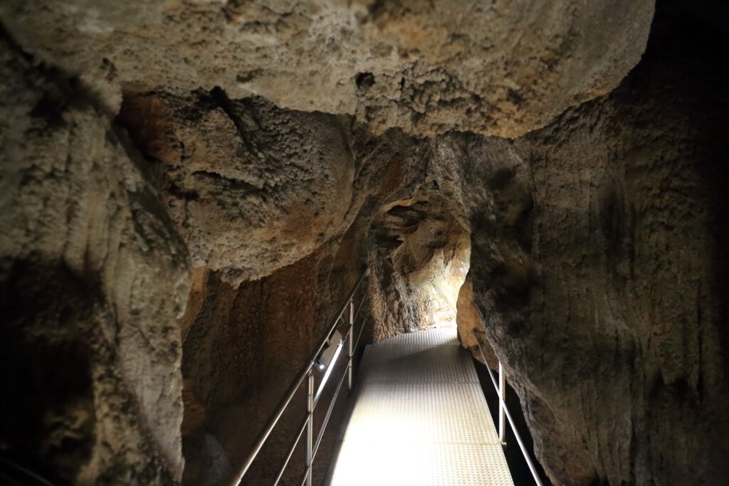 View inside Ryugado Cave, Kochi