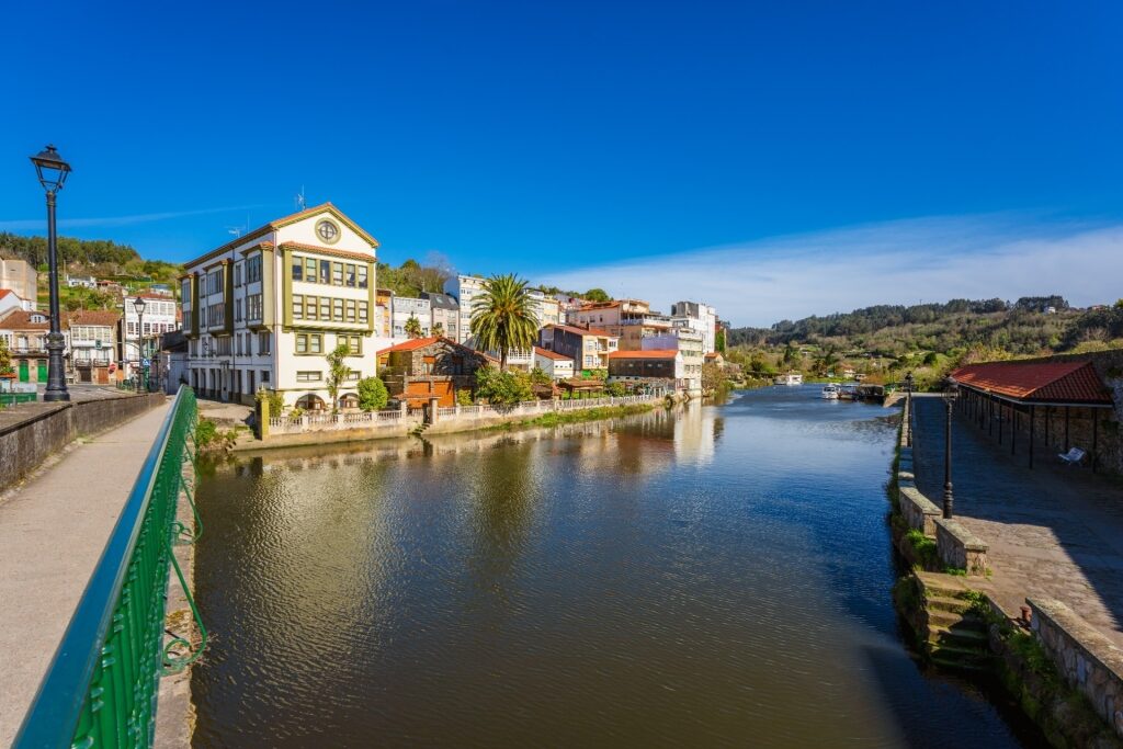 Quaint waterfront of Betanzos, Galicia