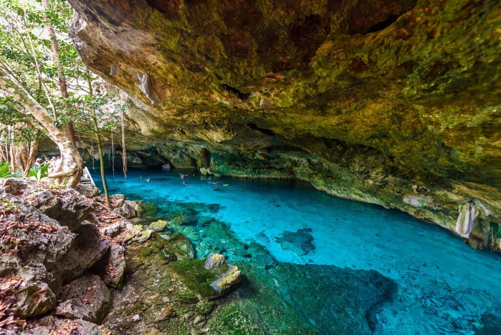 Cenote Dos Ojos, one of the best cenotes near Cancun