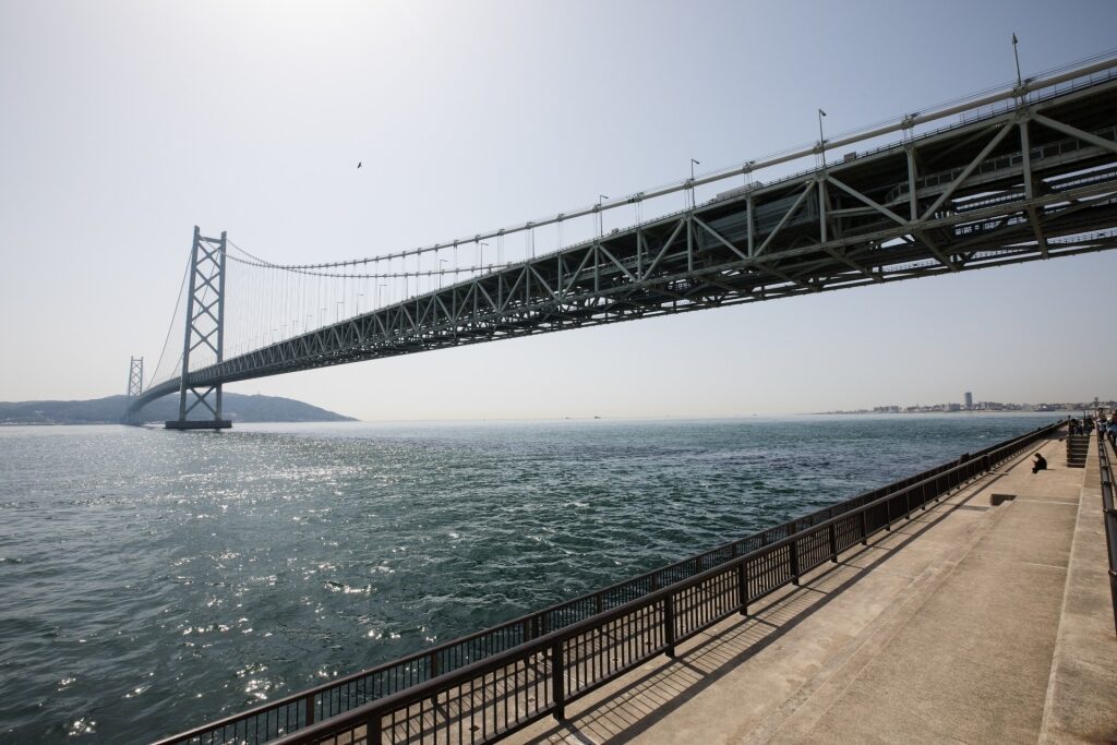 Akashi Kaikyo Bridge, one of the best things to do in Kobe