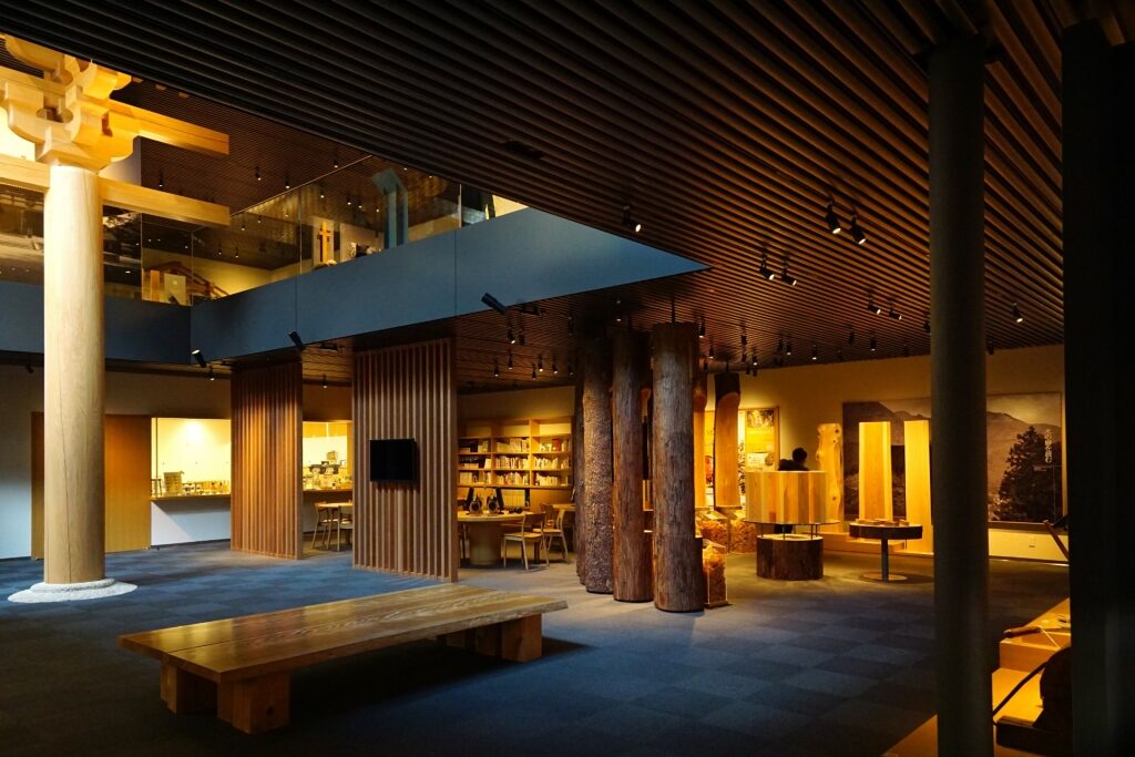 View inside the Takenaka Carpentry Tools Museum